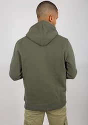 Alpha Industries Kapuzenpullover Basic Hoodie Herren Dunkelgrün/Hellgrau/Grün