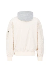 Alpha Industries Bomberjacke MA-1 TT Two Tone Hood Weiß/Beige/Khaki