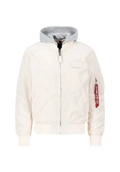 Alpha Industries Bomberjacke MA-1 TT Two Tone Hood Weiß/Beige/Khaki