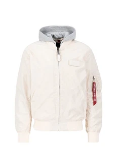 Alpha Industries Bomberjacke MA-1 TT Two Tone Hood Weiß/Beige/Khaki