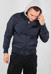Alpha Industries Bomberjacke MA-1 TT Two Tone Hood Blau/Dunkelblau/Hellblau