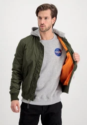 Alpha Industries Bomberjacke MA-1 TT Two Tone Hood Dunkelgrün