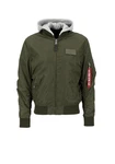Alpha Industries Bomberjacke MA-1 TT Two Tone Hood Dunkelgrün