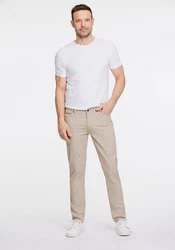 JACKS 5-Pocket Hose Jeans Khaki/Beige/Creme/Braun