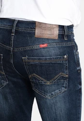 HERO by John Medoox 5-Pocket Jeans Portland Slim Straight Fit Dunkelblau/Blau/Hellblau/Lila