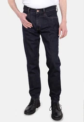 HERO by John Medoox 5-Pocket Jeans Portland Slim Straight Fit Dunkelblau/Lila