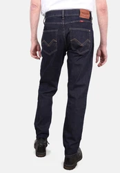 HERO by John Medoox 5-Pocket Jeans Portland Slim Straight Fit Dunkelblau/Lila