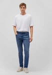 Mavi Skinny-Fit-Jeans JAKE Slim Jeans Blau/Weiß/Creme