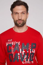 CAMP DAVID Sweater Rot/Dunkelrot/Rosa