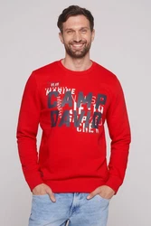 CAMP DAVID Sweater Rot/Dunkelrot/Rosa
