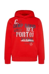 CAMP DAVID Kapuzensweatshirt Rot