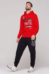 CAMP DAVID Kapuzensweatshirt Rot