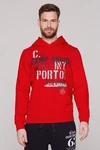 CAMP DAVID Kapuzensweatshirt Rot