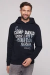 CAMP DAVID Kapuzensweatshirt Dunkelblau/Gelb