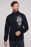 CAMP DAVID Sweatshirt marine/hellblau/weiß