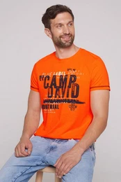 Rundhalsshirt mit Necktape
