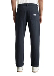 Marc O'Polo DENIM Stoffhose Tapered-Fit Chinohose Dunkelblau/Blau