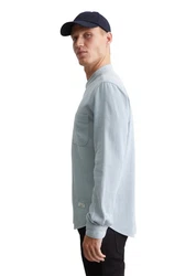 Marc O'Polo DENIM Langarmhemd Bio-Baumwoll-Twill Hellblau/Blau/Grau