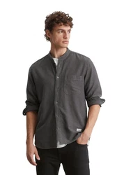 Marc O'Polo DENIM Langarmhemd Bio-Baumwoll-Twill Hellgrau/Dunkelgrau/Grau/Hellblau/Khaki