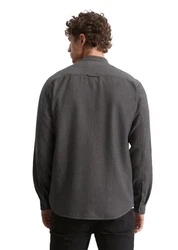 Marc O'Polo DENIM Langarmhemd Bio-Baumwoll-Twill Hellgrau/Dunkelgrau/Grau/Hellblau/Khaki
