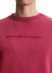 Marc O'Polo DENIM Sweatshirt Rosa/Dunkelrot/Rot