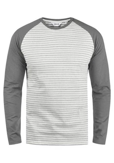 !Solid Langarmshirt SDStepan Hellgrau/Grau/Silber !Solid Langarmshirt SDStepan Hellgrau/Grau/Silber