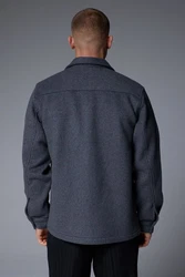 Next Hemdjacke Signature aus Kaschmirgemisch (1) Grau/Hellgrau/Dunkelgrau