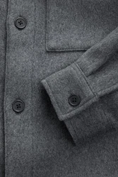 Next Hemdjacke Signature aus Kaschmirgemisch (1) Grau/Hellgrau/Dunkelgrau