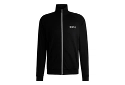 BOSS Sweatjacke Authentic Jacket Z mit Reißverschluss Braun/Schwarz/Rosa