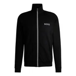 BOSS Sweatjacke Authentic Jacket Z mit Reißverschluss Braun/Schwarz/Rosa