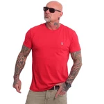 YAKUZA T-Shirt Basic Plain Rot/Dunkelrot
