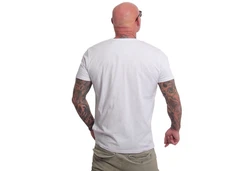 YAKUZA V-Shirt Basic Bare Rot/Creme/Weiß