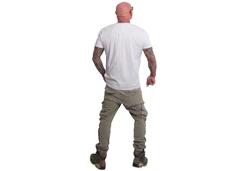 YAKUZA V-Shirt Basic Bare Rot/Creme/Weiß