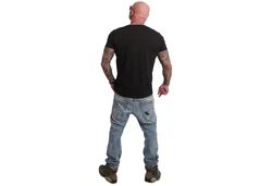 YAKUZA V-Shirt Basic Bare Schwarz/Rot