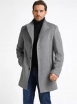 Allthemen Kurzmantel Herren Wintermantel mit Stehkragen Dunkelgrau/Grau/Dunkelblau/Hellgrau