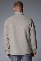 Next Hemdjacke Signature aus Kaschmirgemisch (1) Beige/Grau/Hellgrau/Khaki