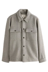 Next Hemdjacke Signature aus Kaschmirgemisch (1) Beige/Grau/Hellgrau/Khaki