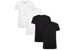 Bamboo Basics T-Shirt Damen T-Shirt KATE Schwarz/Weiß/Dunkelgrau/Dunkelblau