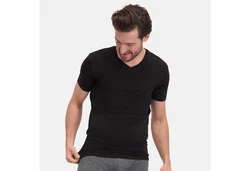 Bamboo Basics T-Shirt Damen T-Shirt KATE Schwarz/Weiß/Dunkelgrau/Dunkelblau