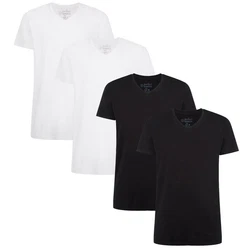 Bamboo Basics T-Shirt Damen T-Shirt KATE Schwarz/Weiß/Dunkelgrau/Dunkelblau