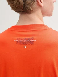 TOM TAILOR Denim T-Shirt (Relaxed Fit) Orange