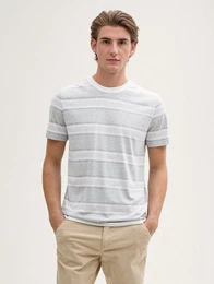 T-Shirt T-Shirt mit Streifenmuster