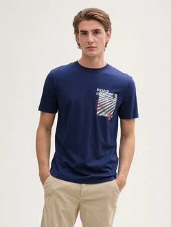 TOM TAILOR Denim T-Shirt mit Foto-Print