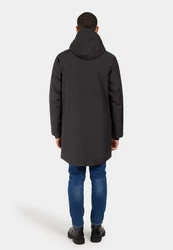 Didriksons Funktionsjacke/Parka Kenny Schwarz/Dunkelgrau