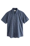Next Kurzarmhemd Blau/Hellblau