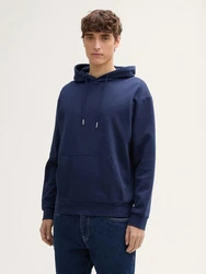 TOM TAILOR Sweatshirt mit Logo-Print Dunkelblau/Blau