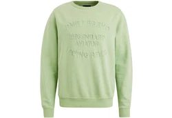 PME LEGEND Sweatshirt Crewneck gd terry Hellgrün/Grün/Dunkelgrün