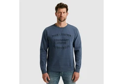 PME LEGEND Sweatshirt Crewneck gd terry Dunkelblau/Blau