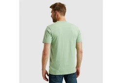 PME LEGEND T-Shirt Short Sleeve R-Neck Frontprint Grün/Hellgrün