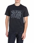 Replay T-Shirt Dunkelblau/Hellblau/Blau/Rot